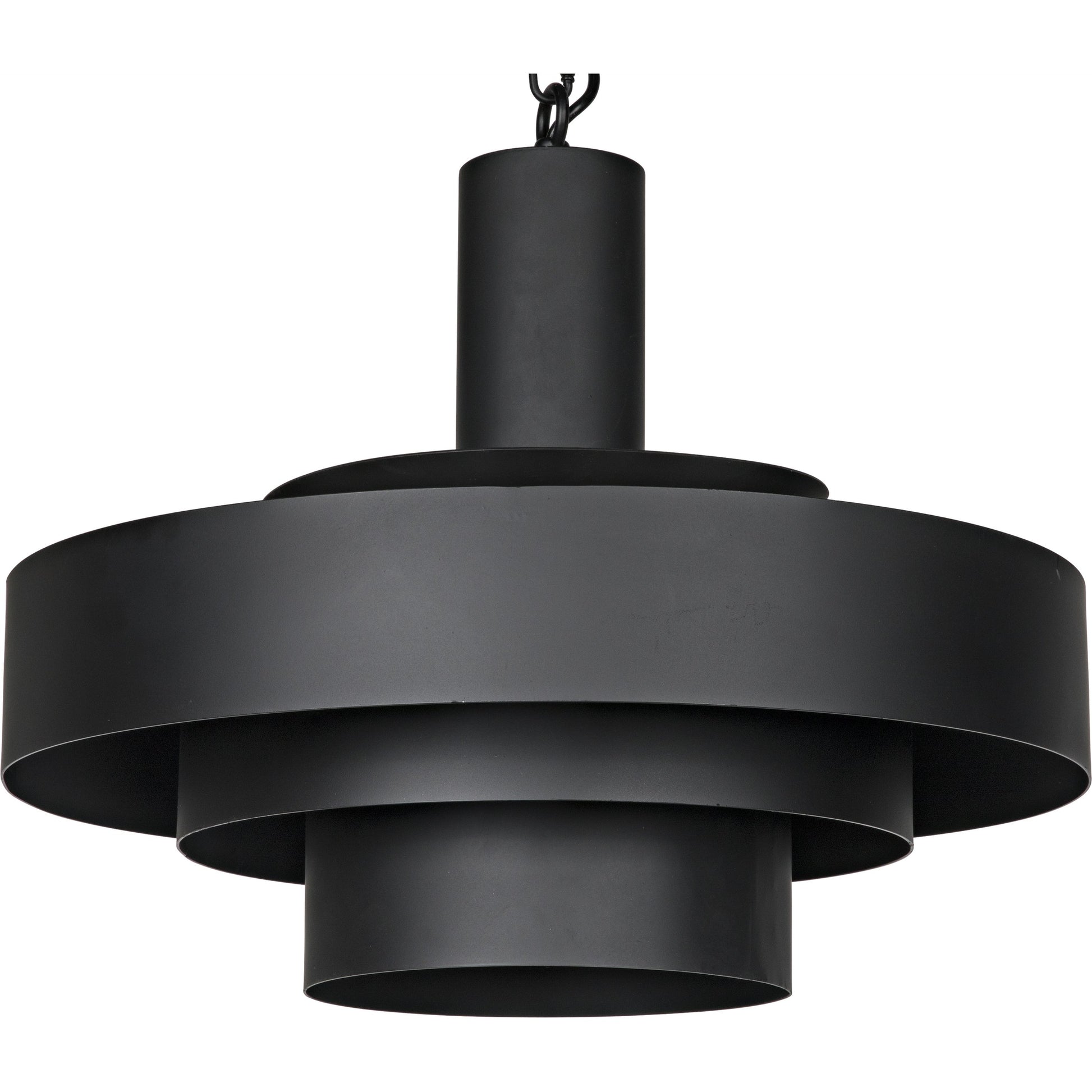 Parlor Pendant by Noir in black metal. Made from metal in a modern style.