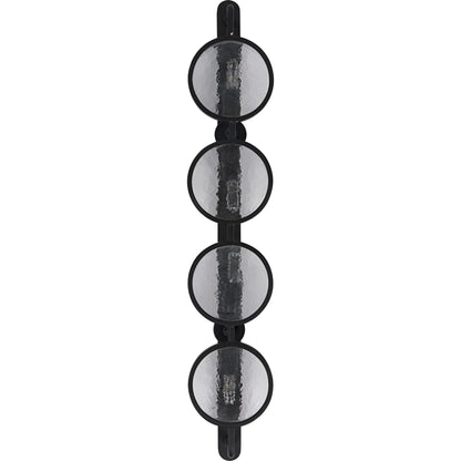 Ordo Sconce by Noir in black metal. Made from metal in a modern style.