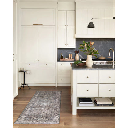 Layla LAY-06 Rug by Loloi in taupe, stone. Made from 100% polyester in a traditional style.