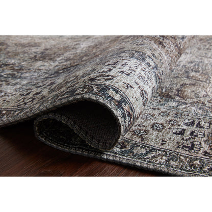 Layla LAY-06 Rug by Loloi in taupe, stone. Made from 100% polyester in a traditional style.