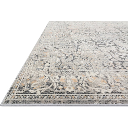 Lucia LUC-04 Rug by Loloi II in gray, mist. Made from polypropylene, polyester in a traditional style.