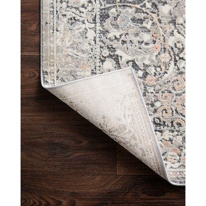 Lucia LUC-04 Rug by Loloi II in gray, mist. Made from polypropylene, polyester in a traditional style.
