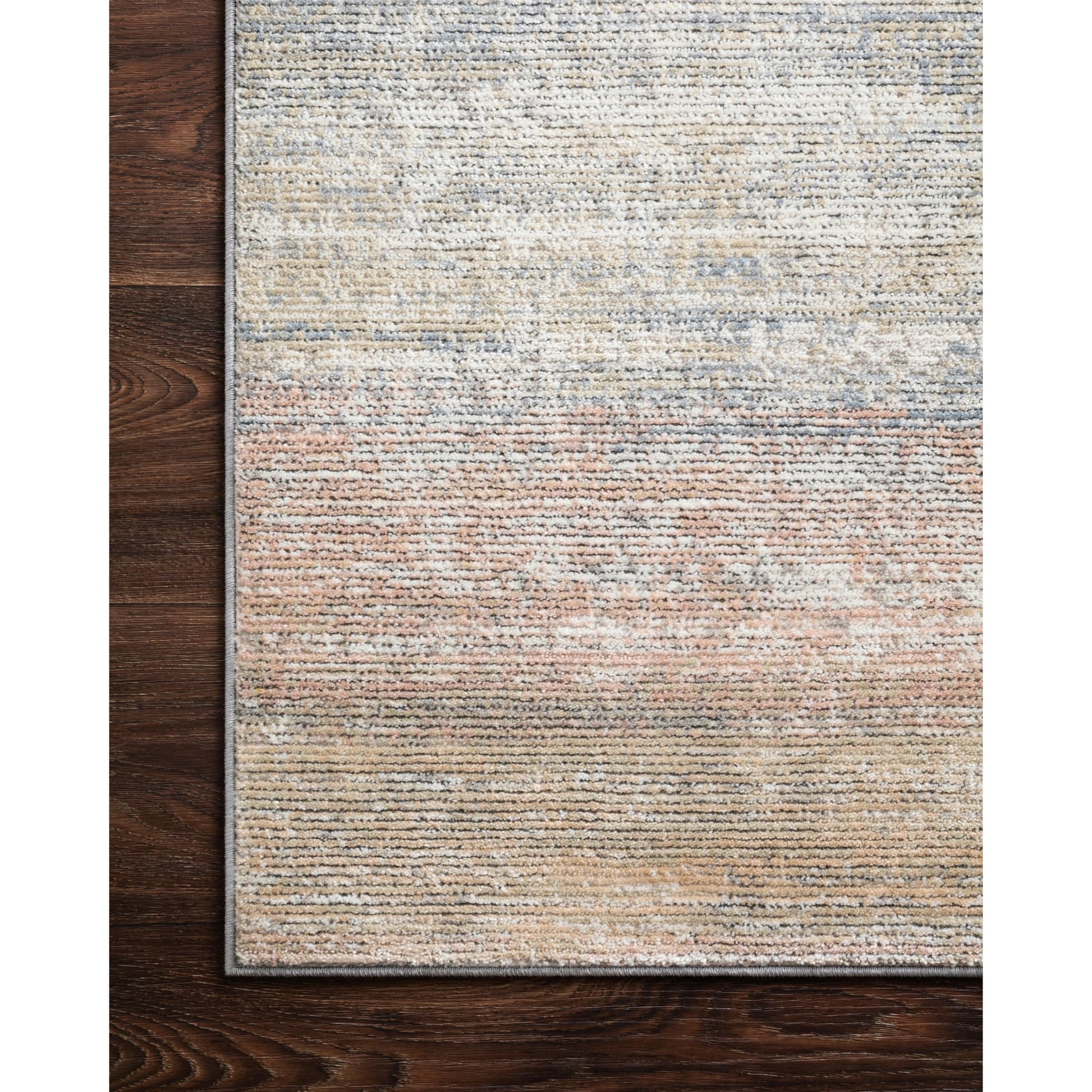 Lucia LUC-05 Rug by Loloi II in mist. Made from polypropylene, polyester in a modern style.
