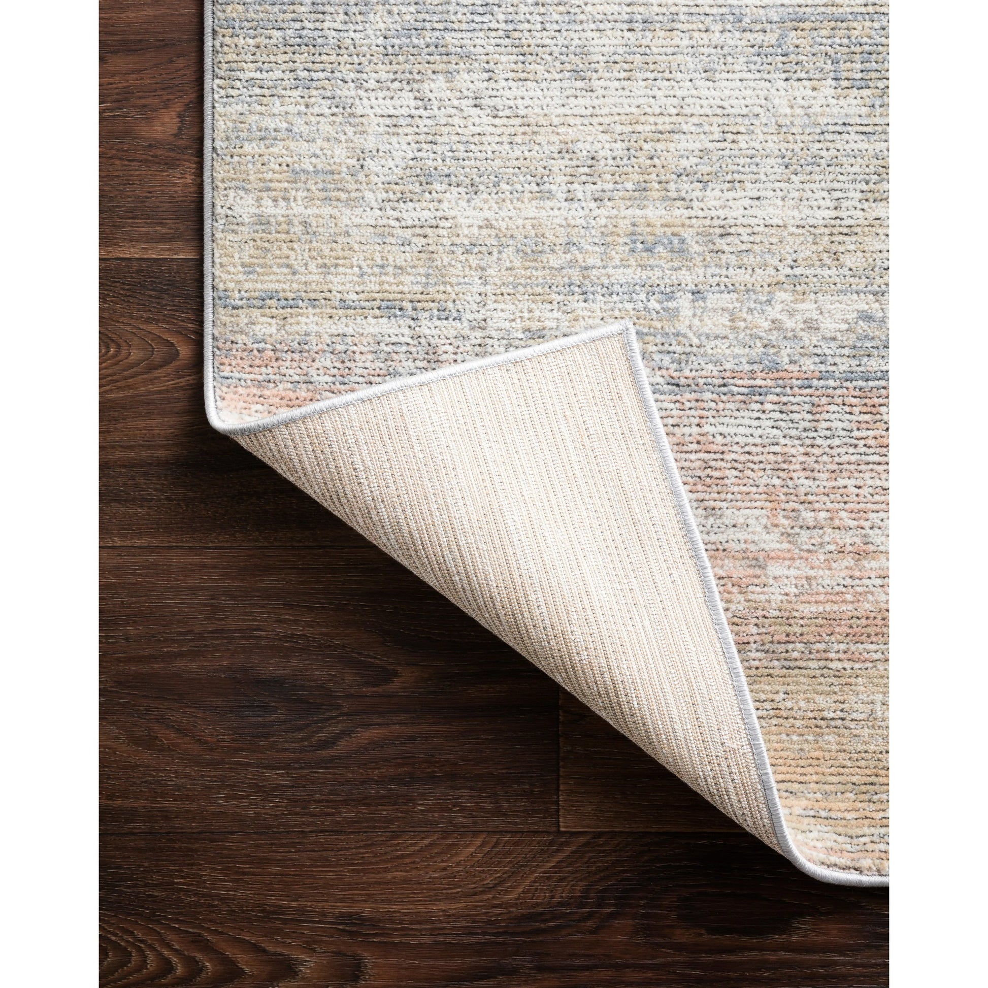 Lucia LUC-05 Rug by Loloi II in mist. Made from polypropylene, polyester in a modern style.