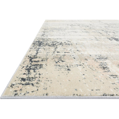 Lucia LUC-06 Rug by Loloi II in granite. Made from polypropylene, polyester in a modern style.