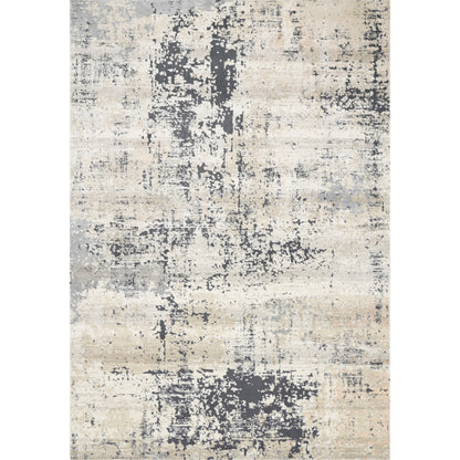 Lucia LUC-06 Rug by Loloi II in granite. Made from polypropylene, polyester in a modern style.