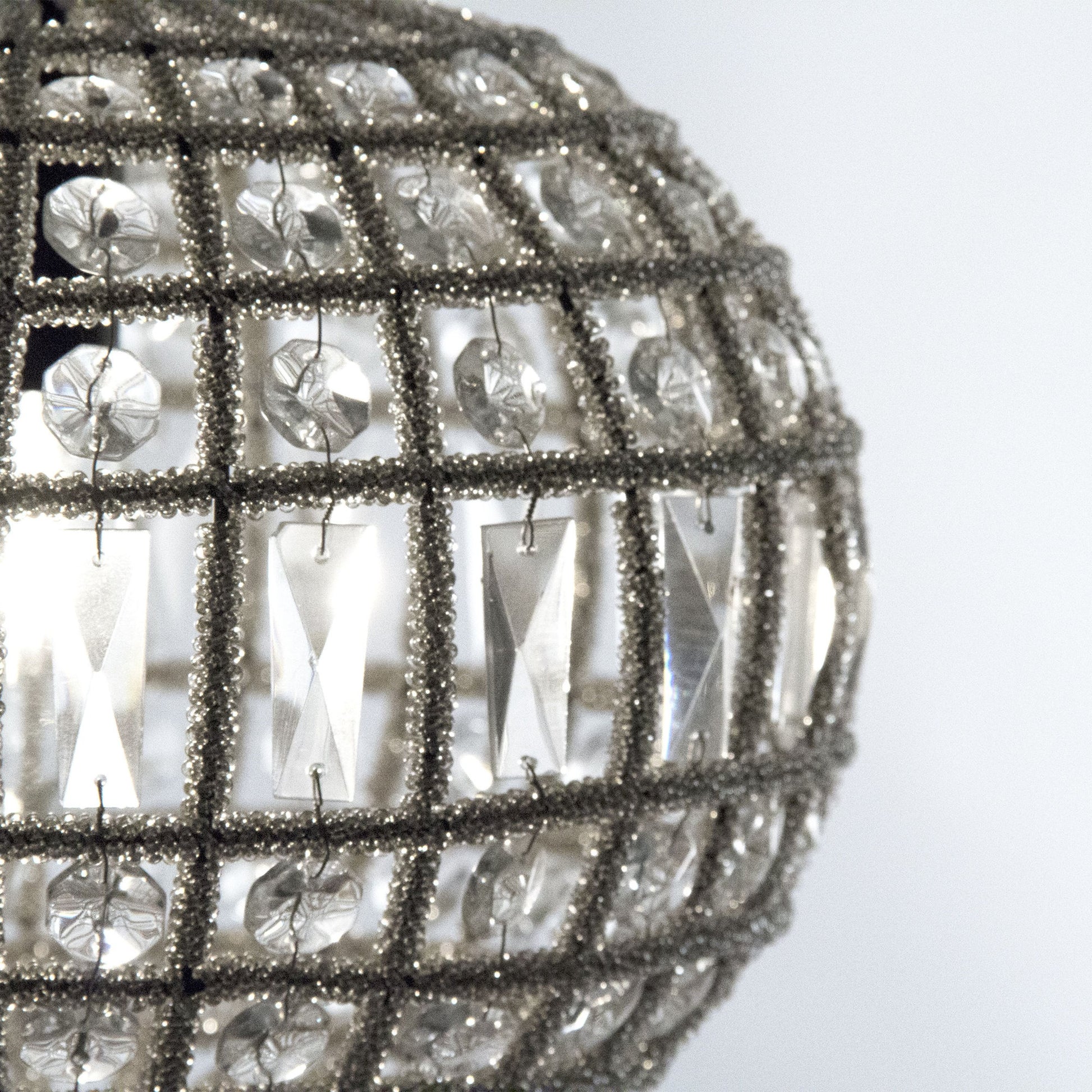 Dawn Hanging Light by Zentique in distressed gold and crystal, copper. Made from crystal, copper in a cottage & farmhouse style.