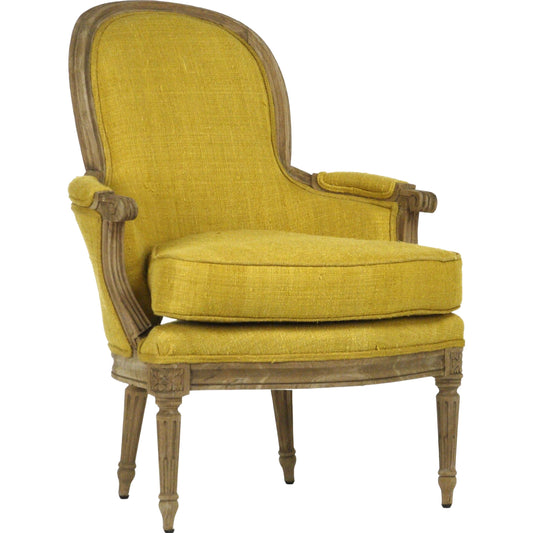 Sebastian Club Chair by Zentique in elm. Made from elm in a traditional style.