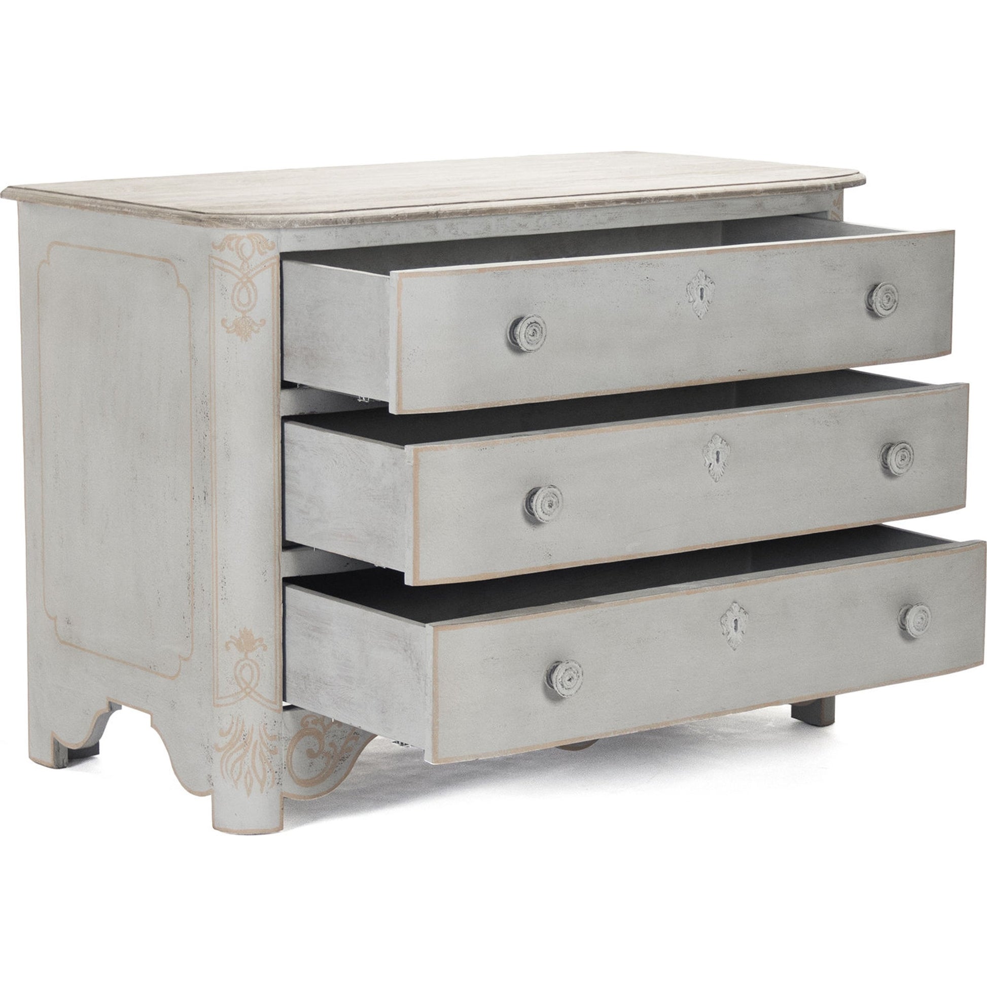 Patric Chest by Zentique in pine, poplar. Made from pine, poplar in a traditional style.