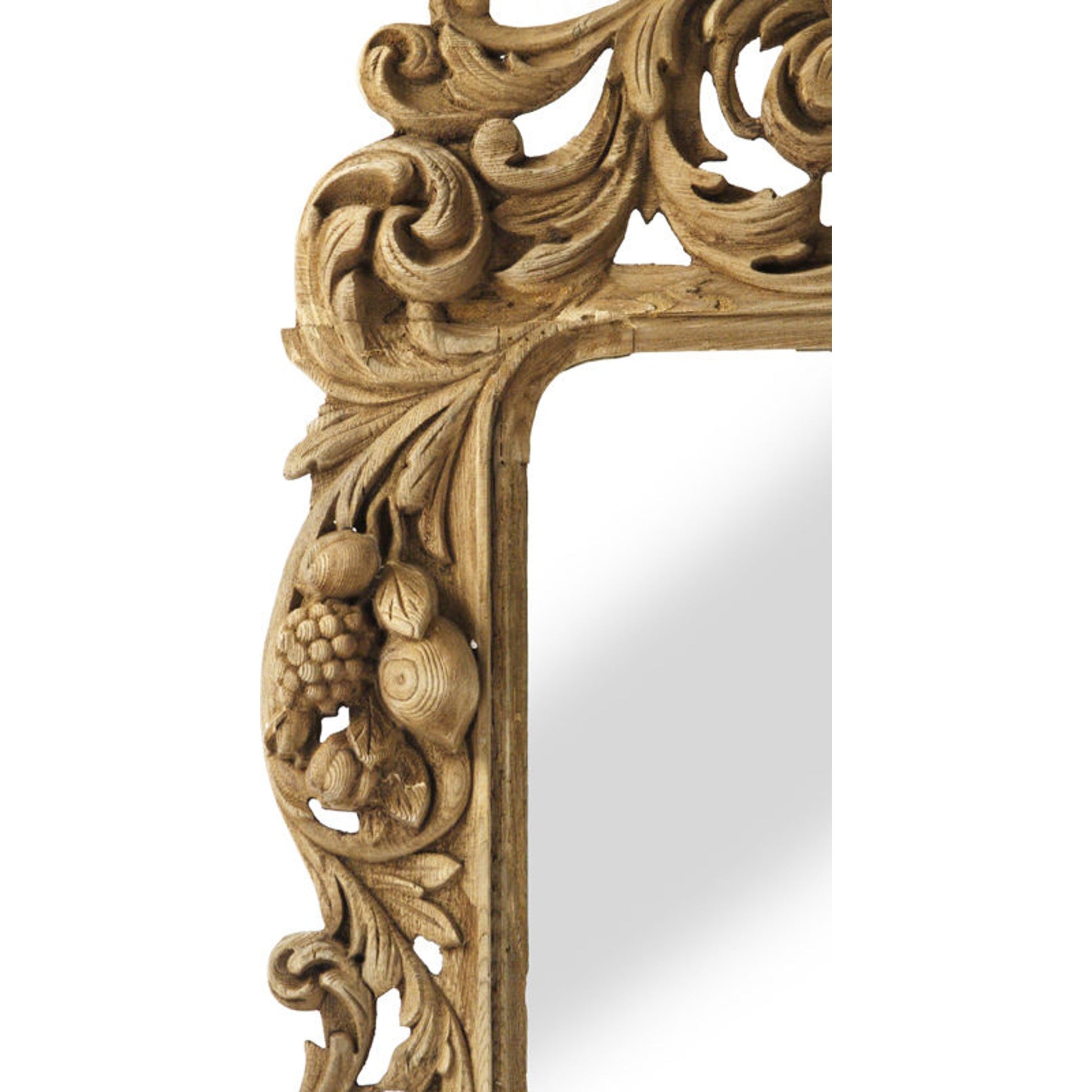 Estelle Mirror by Zentique in natural dry finish and chinese walnut. Made from chinese walnut in a traditional style.
