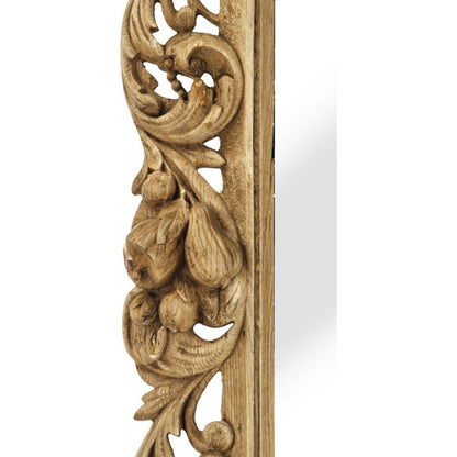 Estelle Mirror by Zentique in natural dry finish and chinese walnut. Made from chinese walnut in a traditional style.