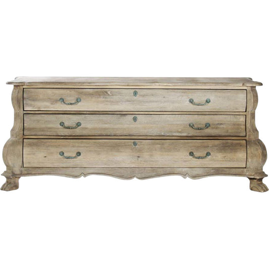 Limoges Chest by Zentique in weathered and beech, elm. Made from beech, elm in a traditional style.