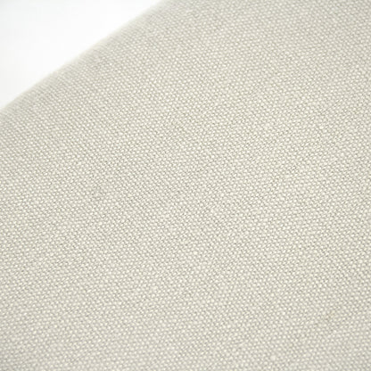 Beatrice Bench by Zentique in off-white linen and birch. Made from birch in a traditional style.