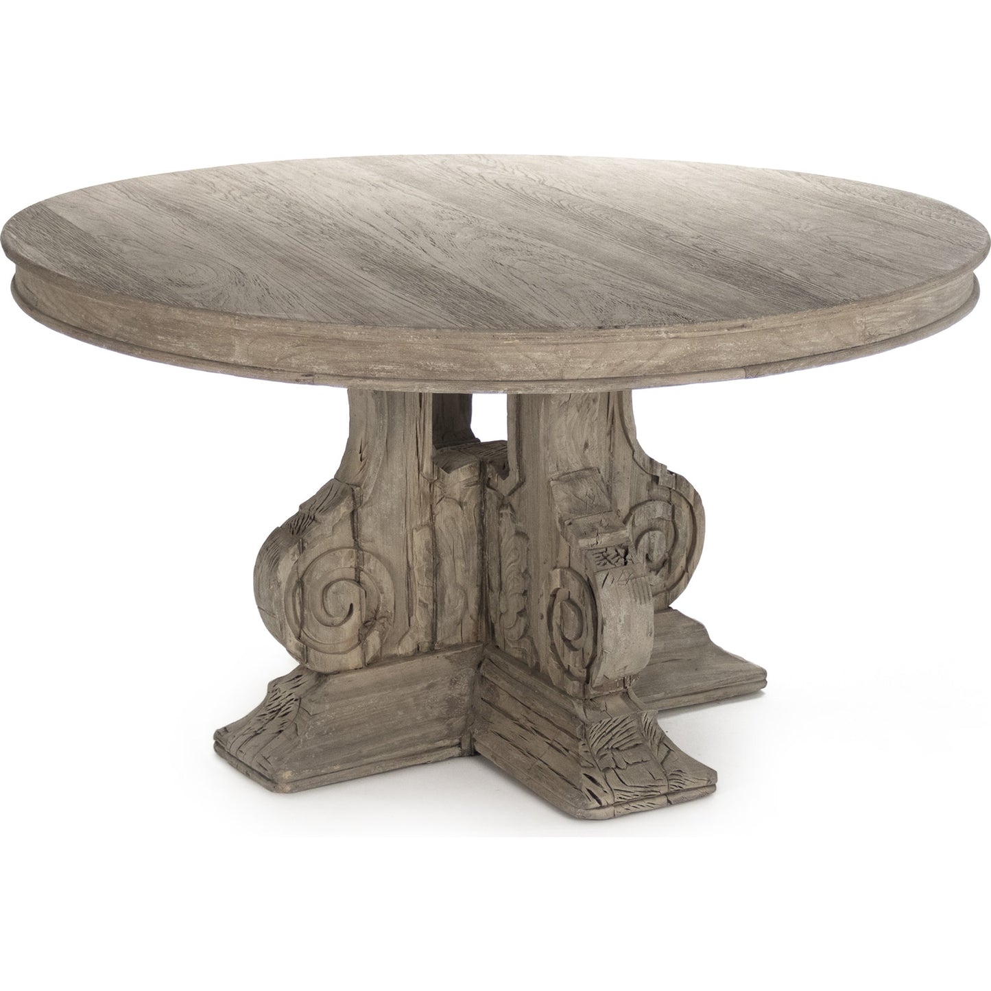 004 S-336473 | Additional Silo | Adam Table by Zentique in weathered and poplar, elm. Made from poplar, elm in a transitional style.