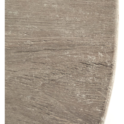 Adam Table by Zentique in weathered and poplar, elm. Made from poplar, elm in a transitional style.