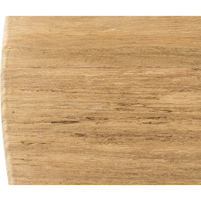 Provence Dining Table by Zentique in natural top, distressed gray and elm. Made from elm in a traditional style.