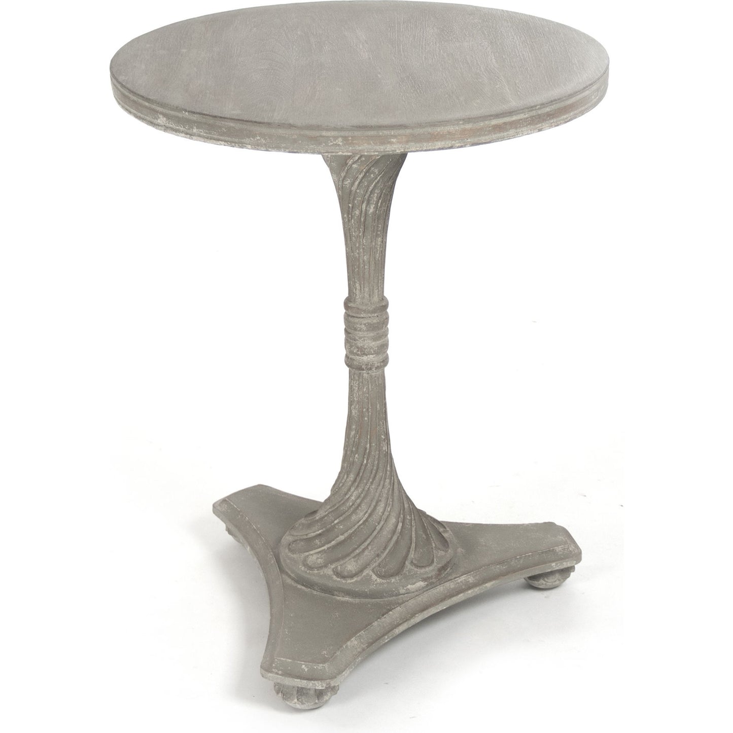 000 S-337839 | Additional Silo | Merle Table by Zentique in distressed gray and elm, birch. Made from elm, birch in a cottage & farmhouse style.