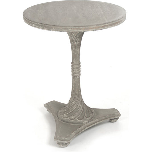 Merle Table by Zentique in distressed gray and elm, birch. Made from elm, birch in a cottage & farmhouse style.
