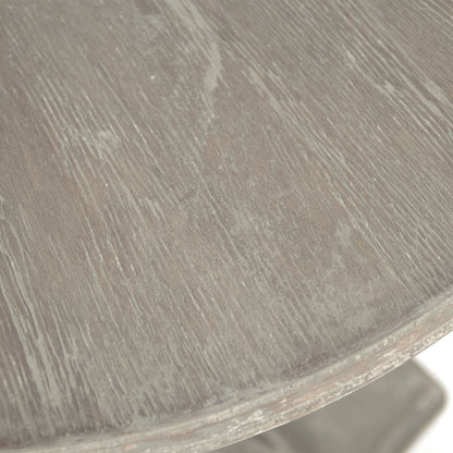 Merle Table by Zentique in distressed gray and elm, birch. Made from elm, birch in a cottage & farmhouse style.