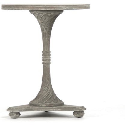 Merle Table by Zentique in distressed gray and elm, birch. Made from elm, birch in a cottage & farmhouse style.