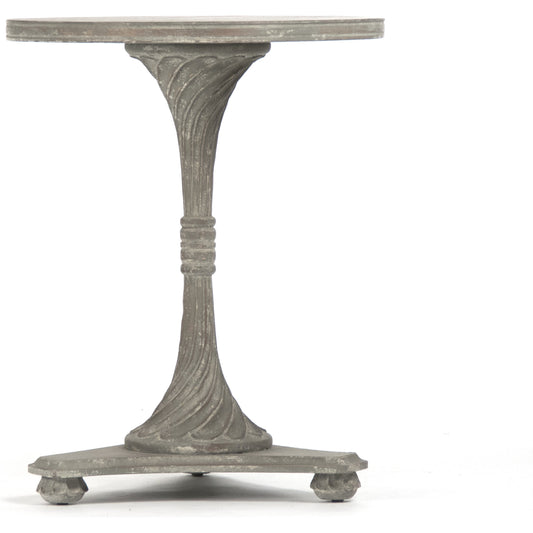 Merle Table by Zentique in distressed gray and elm, birch. Made from elm, birch in a cottage & farmhouse style.