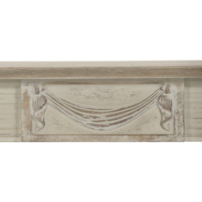 Bastian Dining Table by Zentique in distressed taupe, dry natural finish top and birch, elm, plywood. Made from elm, birch. plywood in a traditional style.