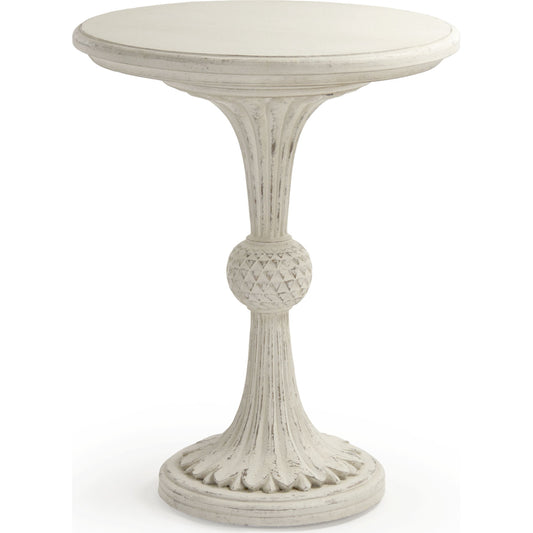 Fabiola End Table by Zentique in elm, birch, plywood. Made from elm, birch, plywood in a traditional style.