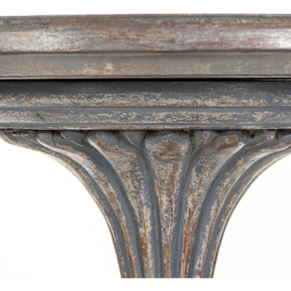 Fabiola End Table by Zentique in elm, birch, plywood. Made from elm, birch, plywood in a traditional style.
