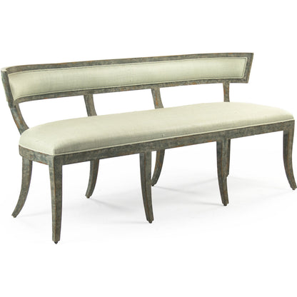 Lorand Bench by Zentique in birch. Made from birch in a traditional style.