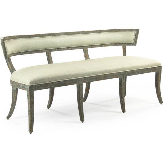 Lorand Bench by Zentique in birch. Made from birch in a traditional style.