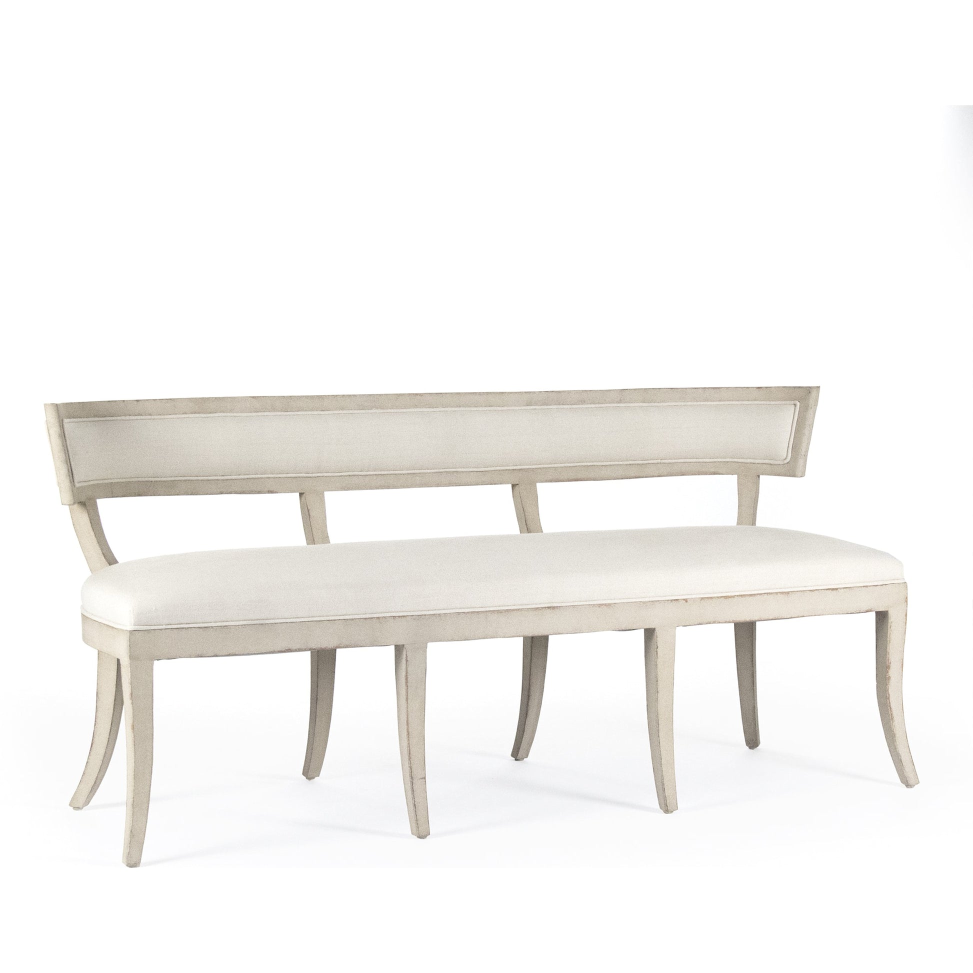 Lorand Bench by Zentique in birch. Made from birch in a traditional style.