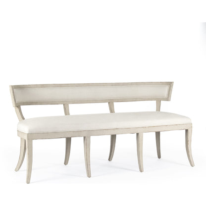 Lorand Bench by Zentique in birch. Made from birch in a traditional style.