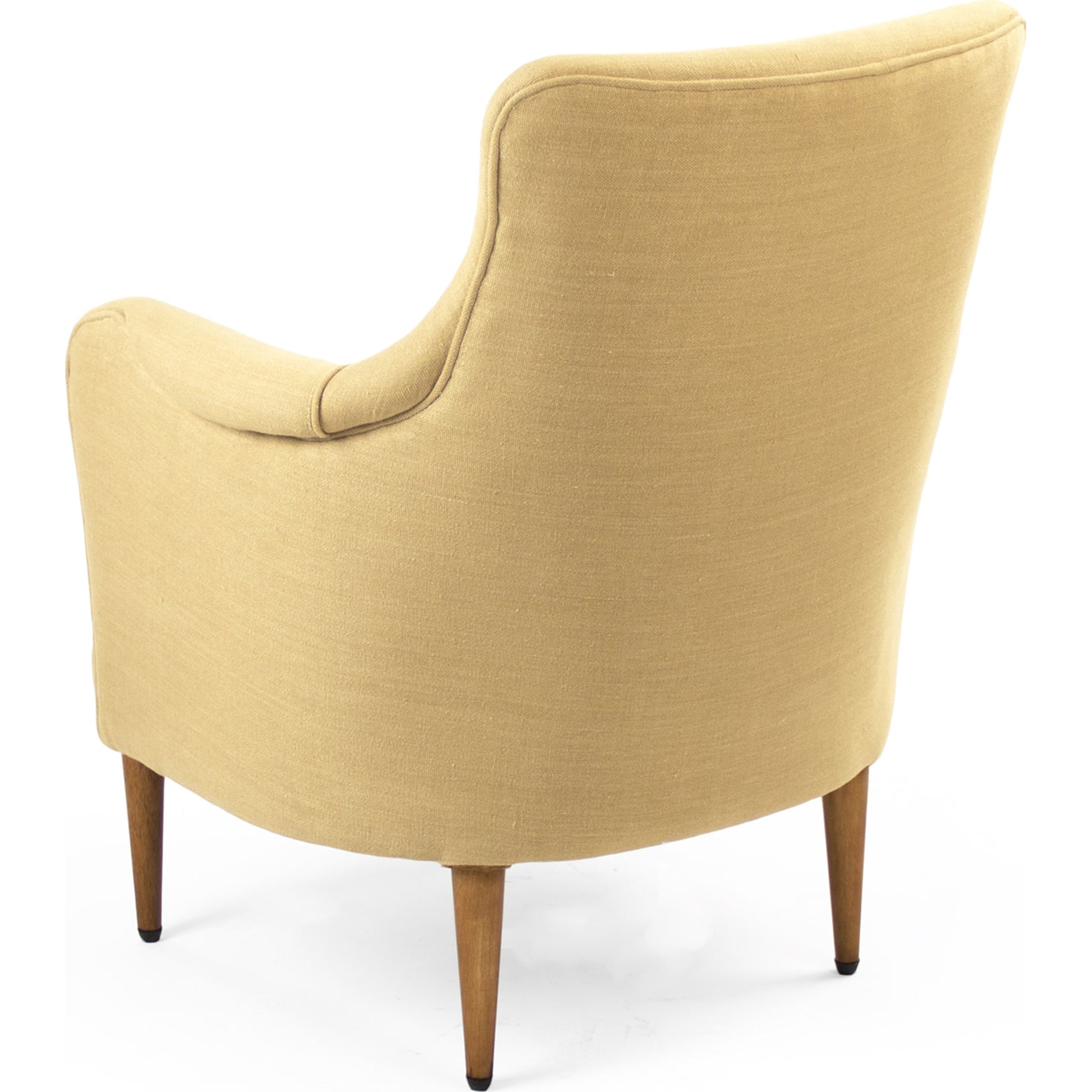 Celie Chair by Zentique in beige linen and birch. Made from birch in a transitional style.