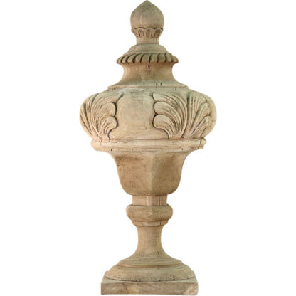 Victory Wooden Urn by Zentique in poplar. Made from poplar in a traditional style.
