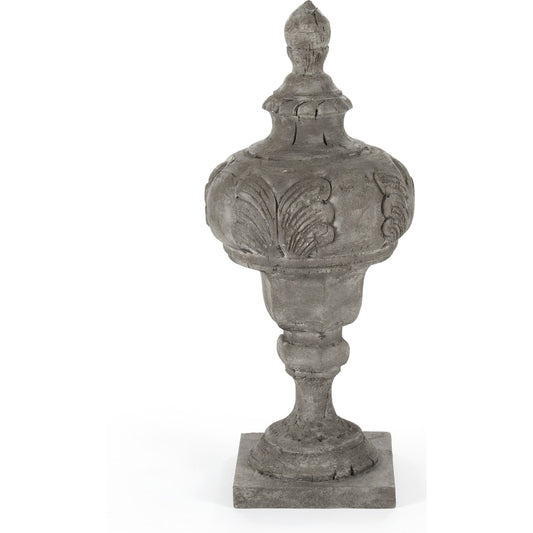 001 S-338461 | Additional Silo | Victory Urn by Zentique in distressed gray and fiberglass. Made from fiberglass in a cottage & farmhouse style.