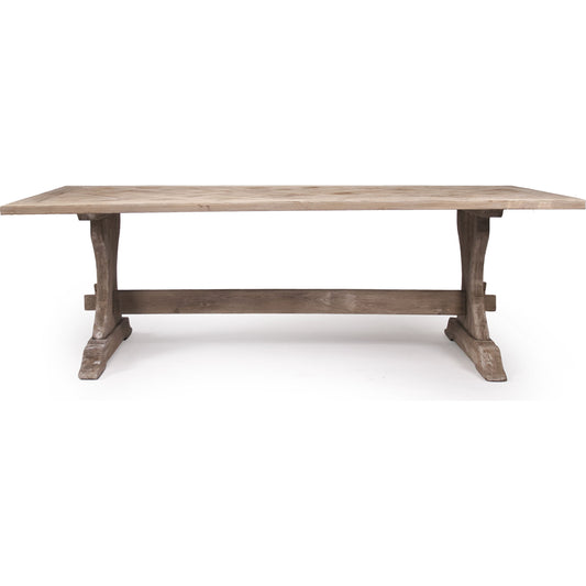 Gent Dining Table by Zentique in natural and elm, pine, plywood. Made from elm, pine, plywood in a modern style.