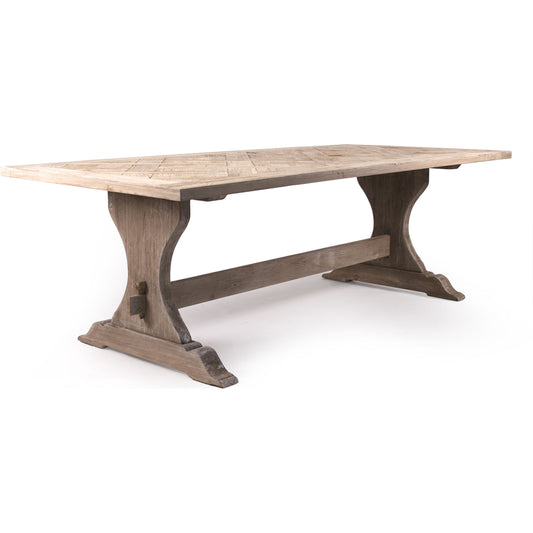 Gent Dining Table by Zentique in natural and elm, pine, plywood. Made from elm, pine, plywood in a modern style.