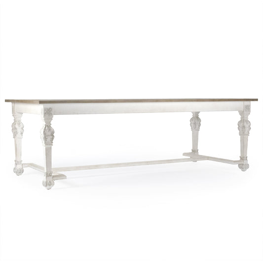 San Francisco Dining Table by Zentique in elm, birch, plywood. Made from elm, birch, plywood in a cottage & farmhouse style.