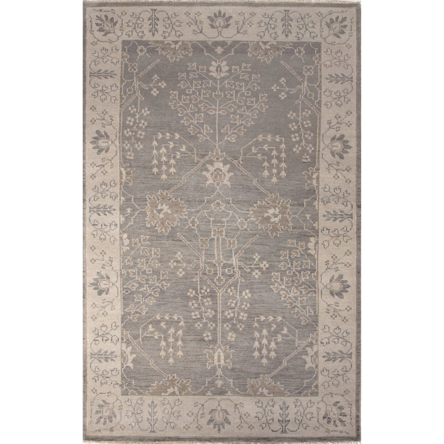 000 SI-1782177,SI-1782178,SI-1795413,SI-1795414 | Primary Silo | Liberty LIB02 Rug by Jaipur Living in gray, beige. Made from 100% wool in a traditional style.