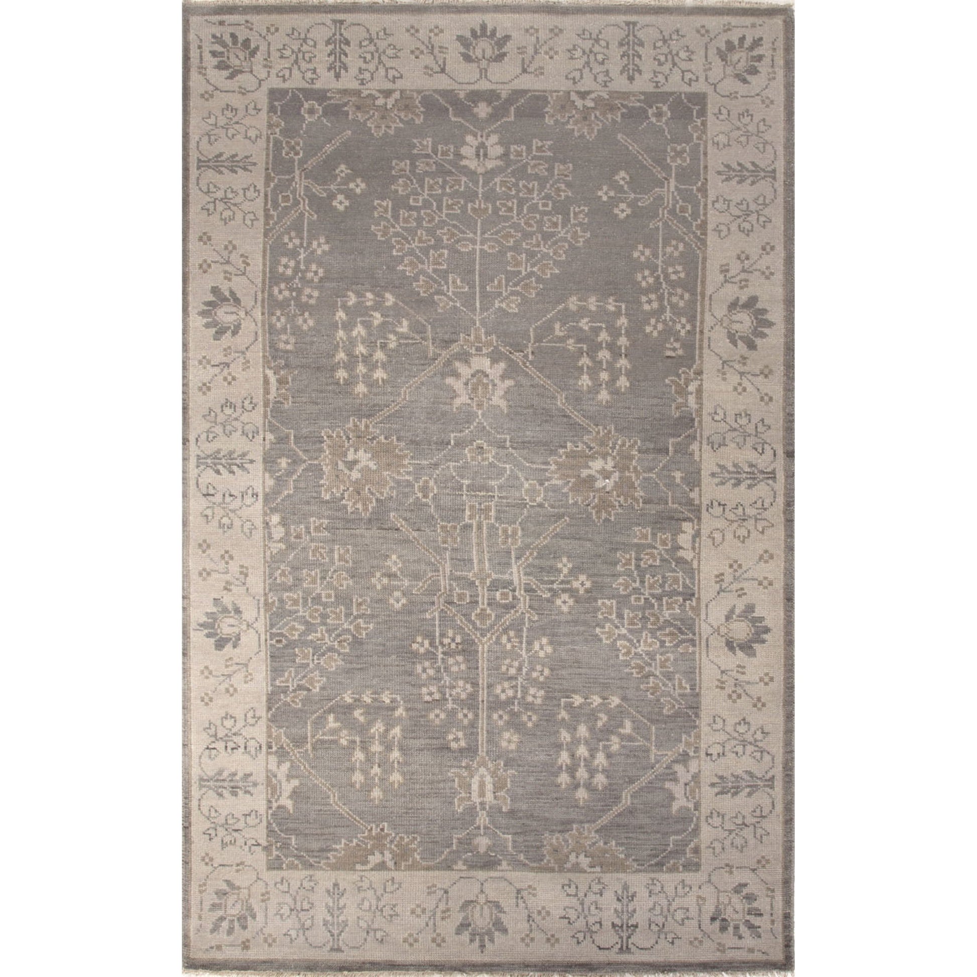 Liberty LIB02 Rug by Jaipur Living in gray, beige. Made from 100% wool in a traditional style.