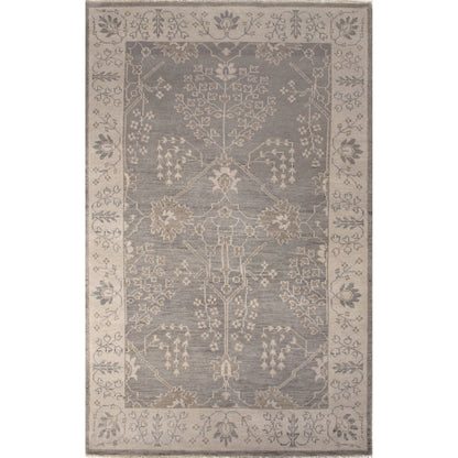 Liberty LIB02 Rug by Jaipur Living in gray, beige. Made from 100% wool in a traditional style.