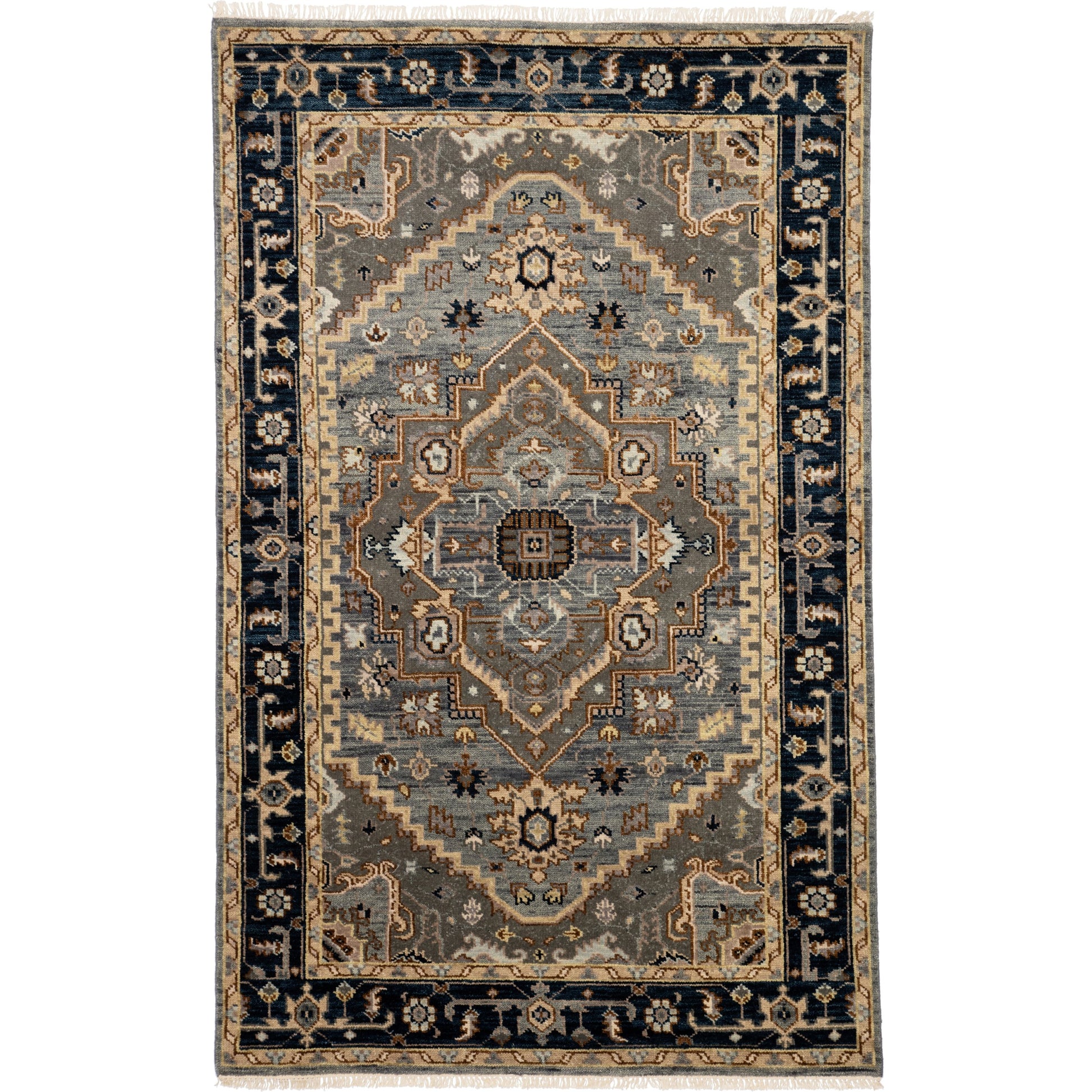 Liberty LIB04 Rug by Jaipur Living in gray, brown. Made from 100% wool in a unique style.
