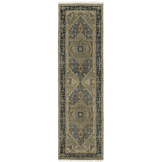Liberty LIB04 Rug by Jaipur Living in gray, brown. Made from 100% wool in a unique style.