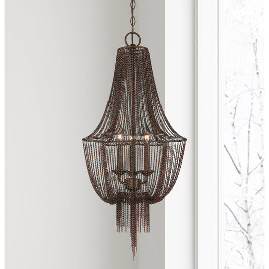 Lezzeno 3 Chandelier by Uttermost. Made from iron 100% in a modern style.