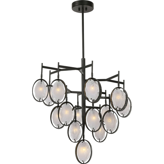 Maxin Chandelier by Uttermost in bronze. Made from unique in a modern style.