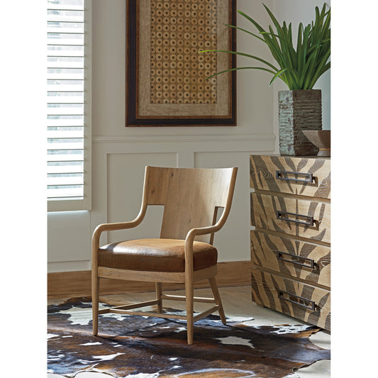 Radford Leather Chair by Tommy Bahama Home in newcastle. Made from unique in a modern style.
