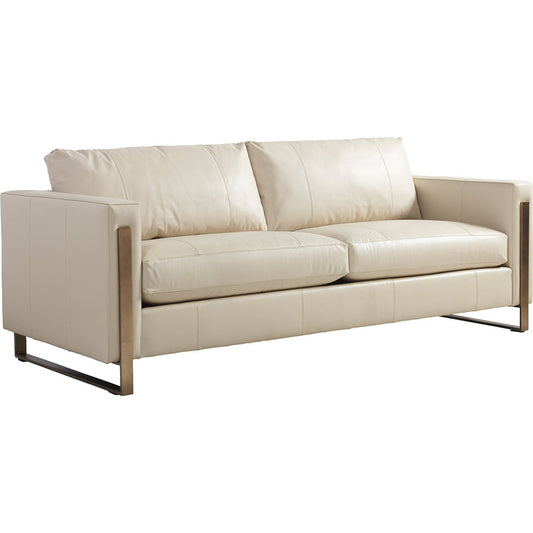 Nob Hill Leather Sofa by Lexington. Made from unique in a modern style.
