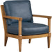 Splashes Leather Chair by Barclay Butera. Made from unique in a modern style.