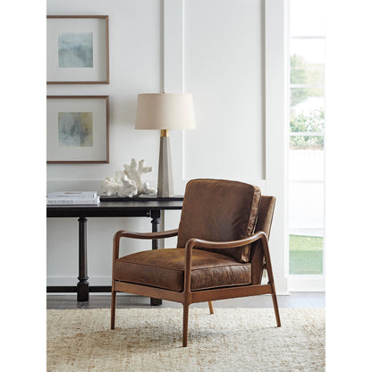 Leblanc Leather Chair by Lexington. Made from unique in a modern style.