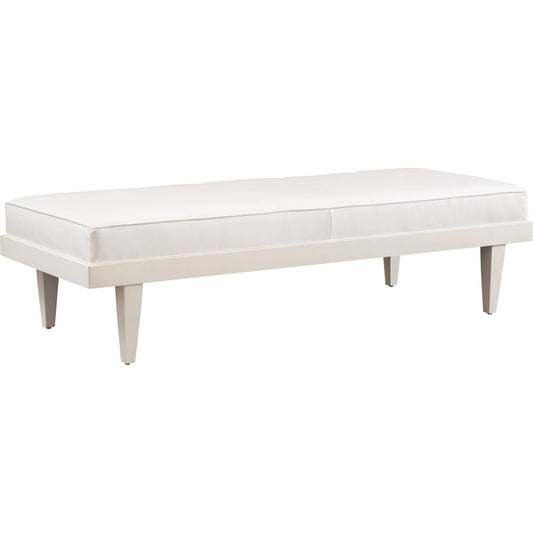 Lagunita Leather Bench by Lexington in whitecliff. Made from unique in a modern style.